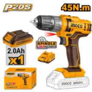 TALADRO INALÁMBRICO 20V + CARGADOR + BATERÍA 2.0AH