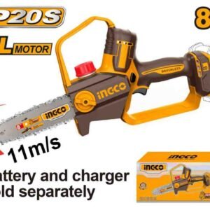 MINI MOTOSIERRA INALÁMBRICA BRUSHLESS INGCO CGSLI2088 20V 8" (20 CM)