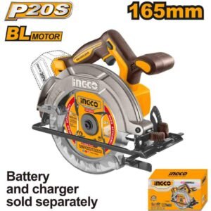 SIERRA CIRCULAR INALÁMBRICA BRUSHLESS INGCO 20V 165MM