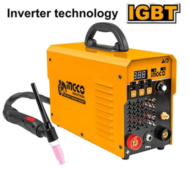 SOLDADORA INVERTER TIG Y ELECTRODO INGCO 160A