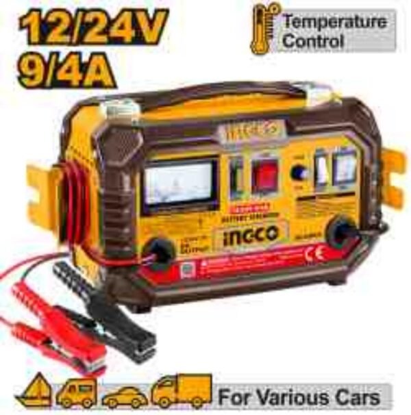 CARGADOR DE BATERÍA INGCO 12V/24V