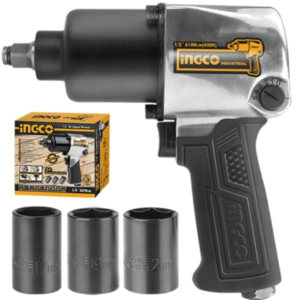 PISTOLA DE IMPACTO NEUMÁTICA INGCO 1/2" 610 NM