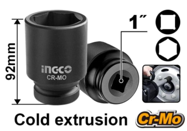 VASO DE IMPACTO INGCO 1" 32 MM
