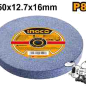 PIEDRA ESMERIL PARA AFILADORA INGCO 150 X 12.7 X 16 MM GRANO 80