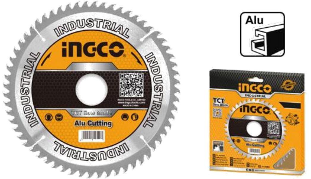 DISCO PARA CORTE DE ALUMINIO INGCO 254 MM 100 DIENTES
