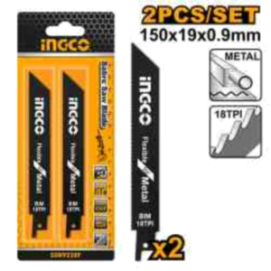 HOJAS PARA SIERRA SABLE INGCO 150 MM 2 PIEZAS PARA METAL