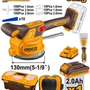 MÁQUINA VIBRADORA DE BALDOSAS INALÁMBRICA 20V 130MM 60KG