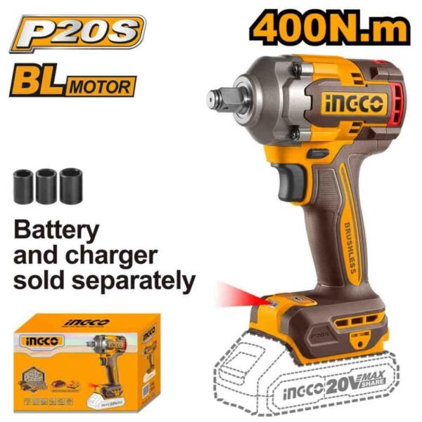 LLAVE DE IMPACTO 20V 400N.M SOLO