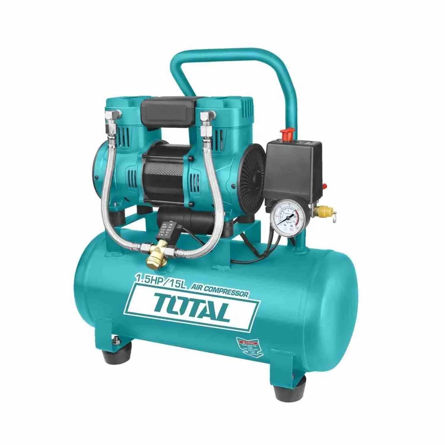 COMPRESORA DE AIRE TOTAL 15L 1100W LIBRE DE ACEITE - Image 2