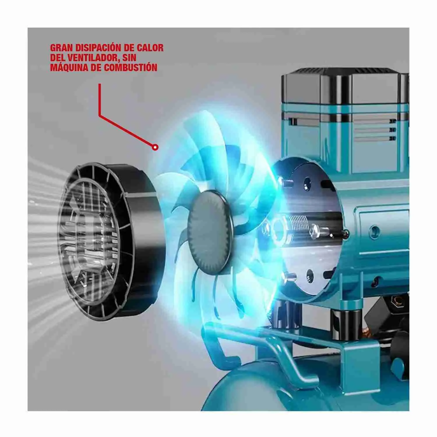 COMPRESORA DE AIRE TOTAL 15L 1100W LIBRE DE ACEITE - Image 3