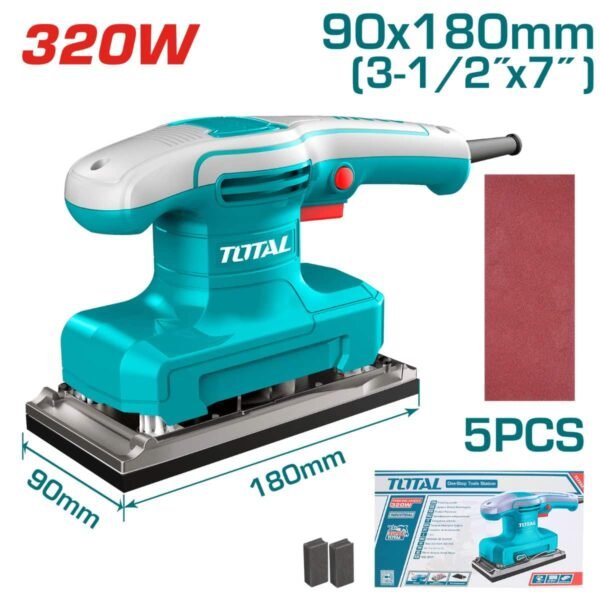 LIJADORA MEDIA PLANCHA TOTAL 320W