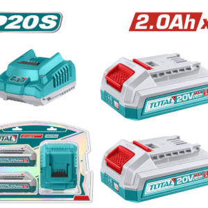 KIT DE CARGADOR + 02 BATERÍAS 2.0AH TOTAL 20V