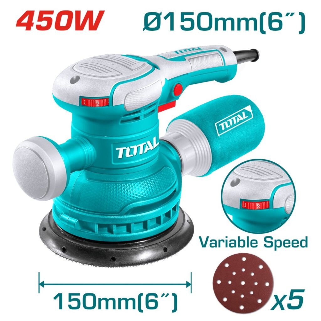 LIJADORA ORBITAL TOTAL 6" 450W