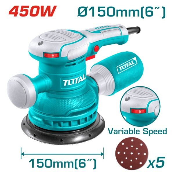 LIJADORA ORBITAL TOTAL 6" 450W